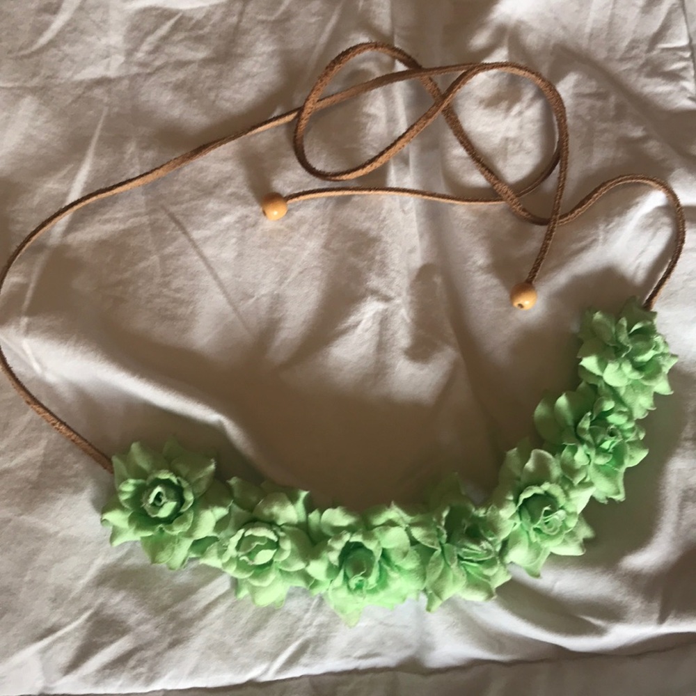 Mint Green Flower Headband